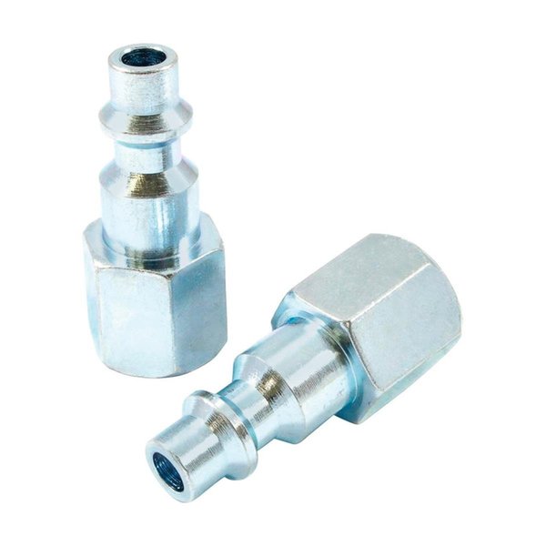 Totalturf Steel I&M Compatible Plug, 0.25 in. x 0.25 in. Male Female NPT - 2 Piece TO1677853